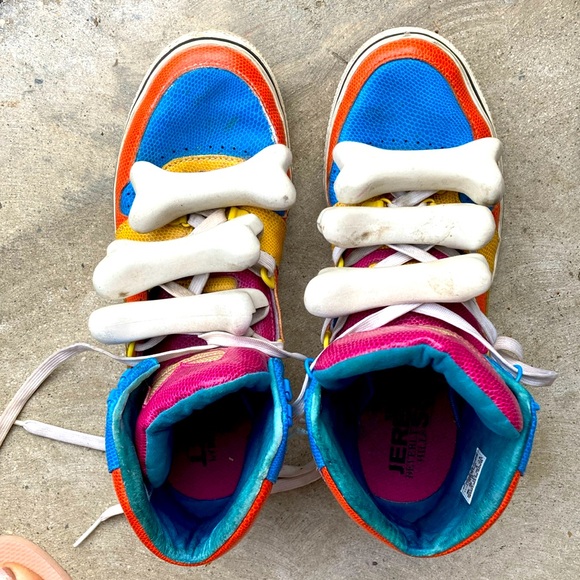 Jeremy Scott Adidas Bones sneakers 8.5 men’s or 10 women - Picture 2 of 7